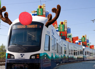 Santa Going Green with Sound Transit, Promises Presents By July