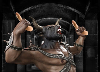 Proud Boys Slain By Sex Minotaur at Center of Club Z Labyrinth