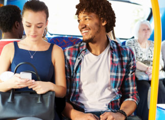 Man on Bus Talks
