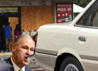 Jay Inslee Caught Sucking Car Exhaust From ’87 Camry in Desperate Bid to Halt Emissions