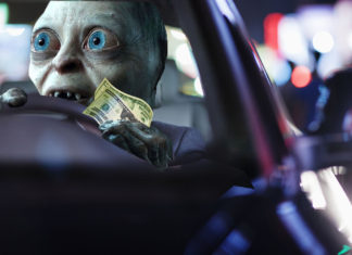 ‘My Precious…’ Moans I-5 Motorist, Stroking $30 Car Tab in 14th Hour of Commute