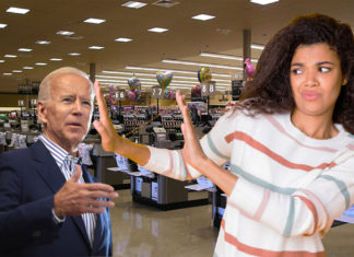 Lost, Confused Joe Biden Ambles Into Des Moines Safeway Offering Free Hugs, Massages