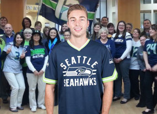 Blue Friday-Dressed Californian Believes He’s ‘Finally Fitting In’