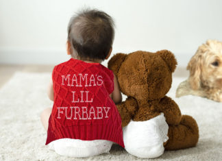 Child’s Hand-Me-Down Clearly Dog Sweater