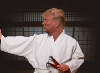 Trump Warns Seattle Protesters Just Lucky His Nunchucks Busted or They’d Be in Big Trouble