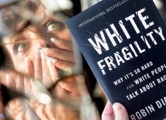 Woman Handed Copy of White Fragility Instantly Shatters