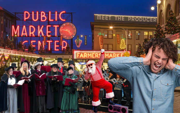 seattle figgy pudding caroling competition madness