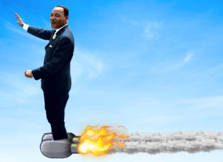 Diary Reveals MLK Also Had Second Dream Where He Had Jetpacks for Feet