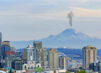 Mount Rainier Expected to Let Out Little Fart in Celebration of Ash Wednesday