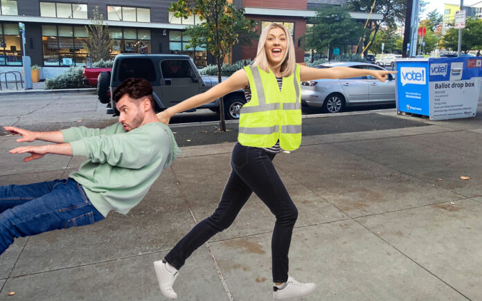king county poll worker drag