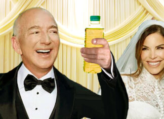 Bezos Honors Amazon Workers by Toasting with Employee Pee Bottle