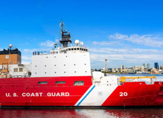 Local Icebreaker Ship Just Sitting There Not Breaking ICE Faces Open