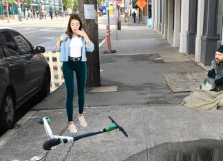 Local Woman Feels Bad for Fallen Lime Scooter