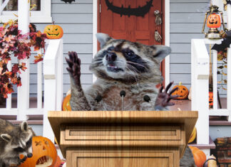 Area Raccoons Request Halloween Pumpkins Be Put Out Early