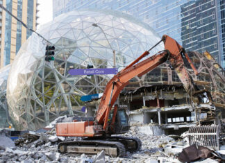 East Bezos Ball Demolished to Make Way for More Ball Room
