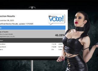 Dominatrix Adds Tracking Seattle Mayoral Election Results to BDSM Repertoire
