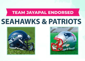 Rep. Pramila Jayapal Endorses both Seahawks and Patriots
