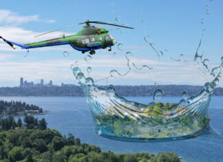 Laurelhurst Airlifted One Mile from Seattle Children’s into Lake Washington