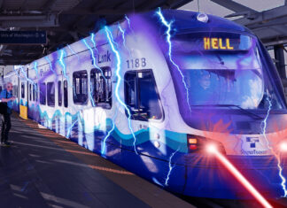 Sound Transit Threatens to Unleash Dark Rail If Riders Keep Ignoring Posted Warnings